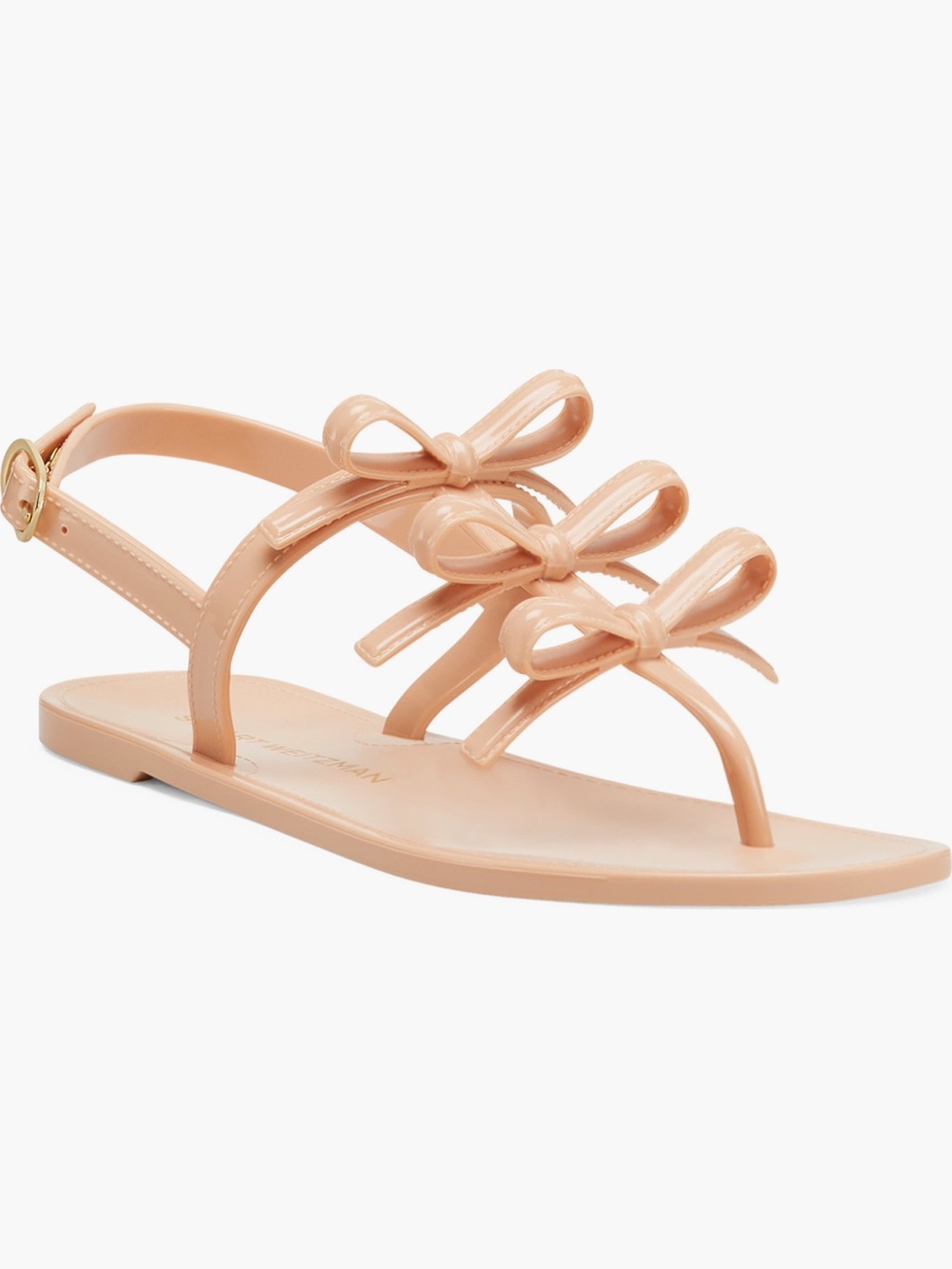 NEW Stuart Weitzman Felicity Jelly Sandal in Poudre